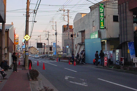 下館シネマ１で行われていたＣＭ撮影風景