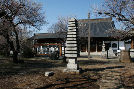 定林寺　本堂前 [2011年3月24日撮影]