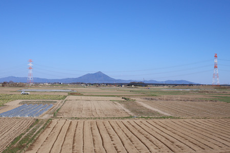 良く見えて来た鬼怒川大橋 [2014年3月22日撮影]