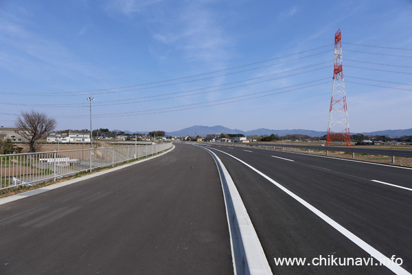 筑西幹線道路 [2016年3月31日撮影]