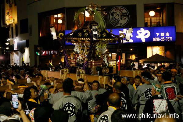 下館祇園まつり　中町の神輿 [2023年7月29日撮影]