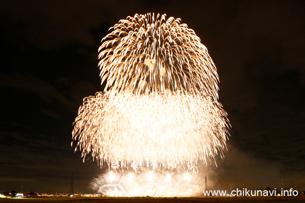 ちくせい花火大会 [2023年10月21日撮影]