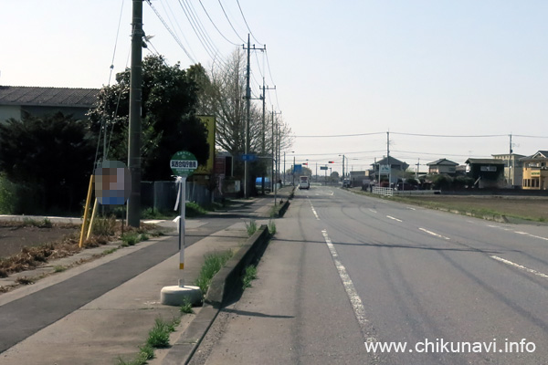 筑西市地域内運行バス 筑西合同庁舎南 バス停留所