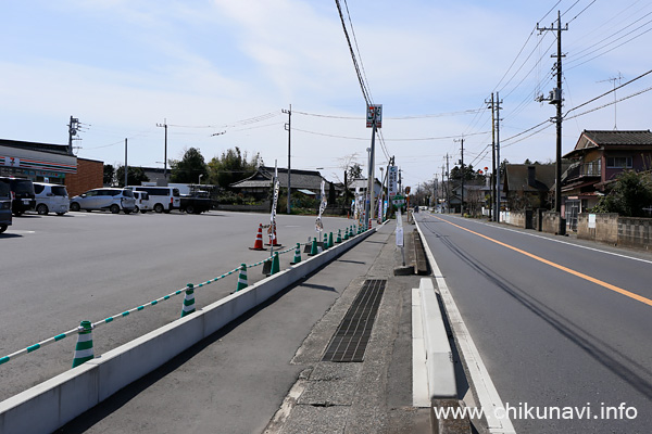 筑西市地域内運行バス 西方 バス停留所