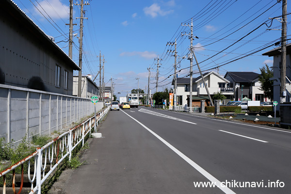 筑西市地域内運行バス 玉戸工業団地 バス停留所