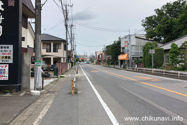 筑西市道の駅循環バス 本城町北 バス停留所