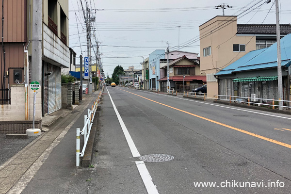 筑西市道の駅循環バス 本城町南 バス停留所