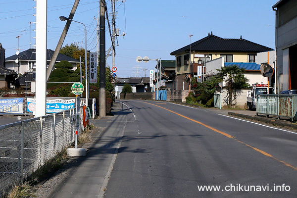 筑西・下妻広域連携バス 関本三道 バス停留所