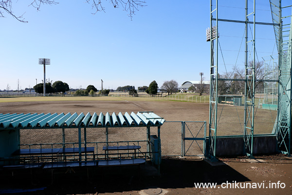 下館運動場 野球場 (本球場)