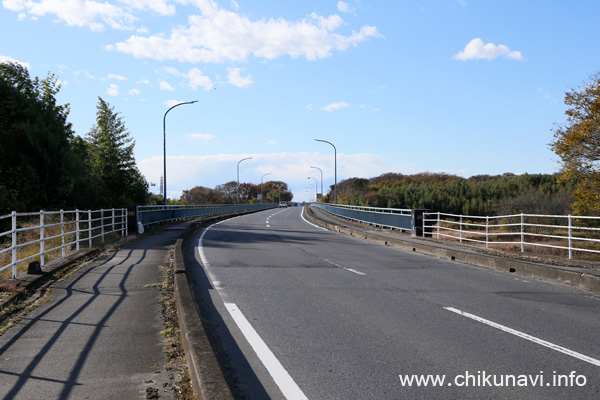 中島橋 (奥が小山市)