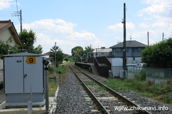 真岡鐵道真岡線 下館二高前駅