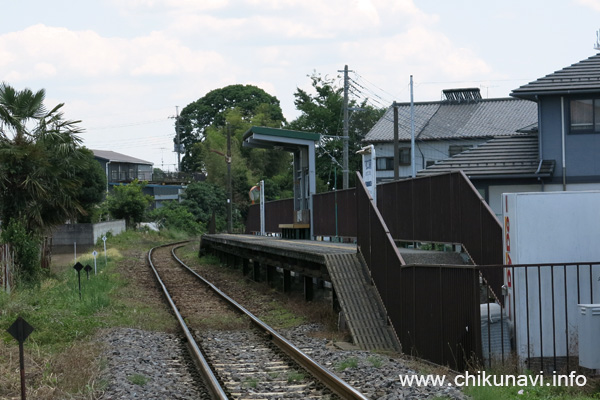 真岡鐵道真岡線 下館二高前駅